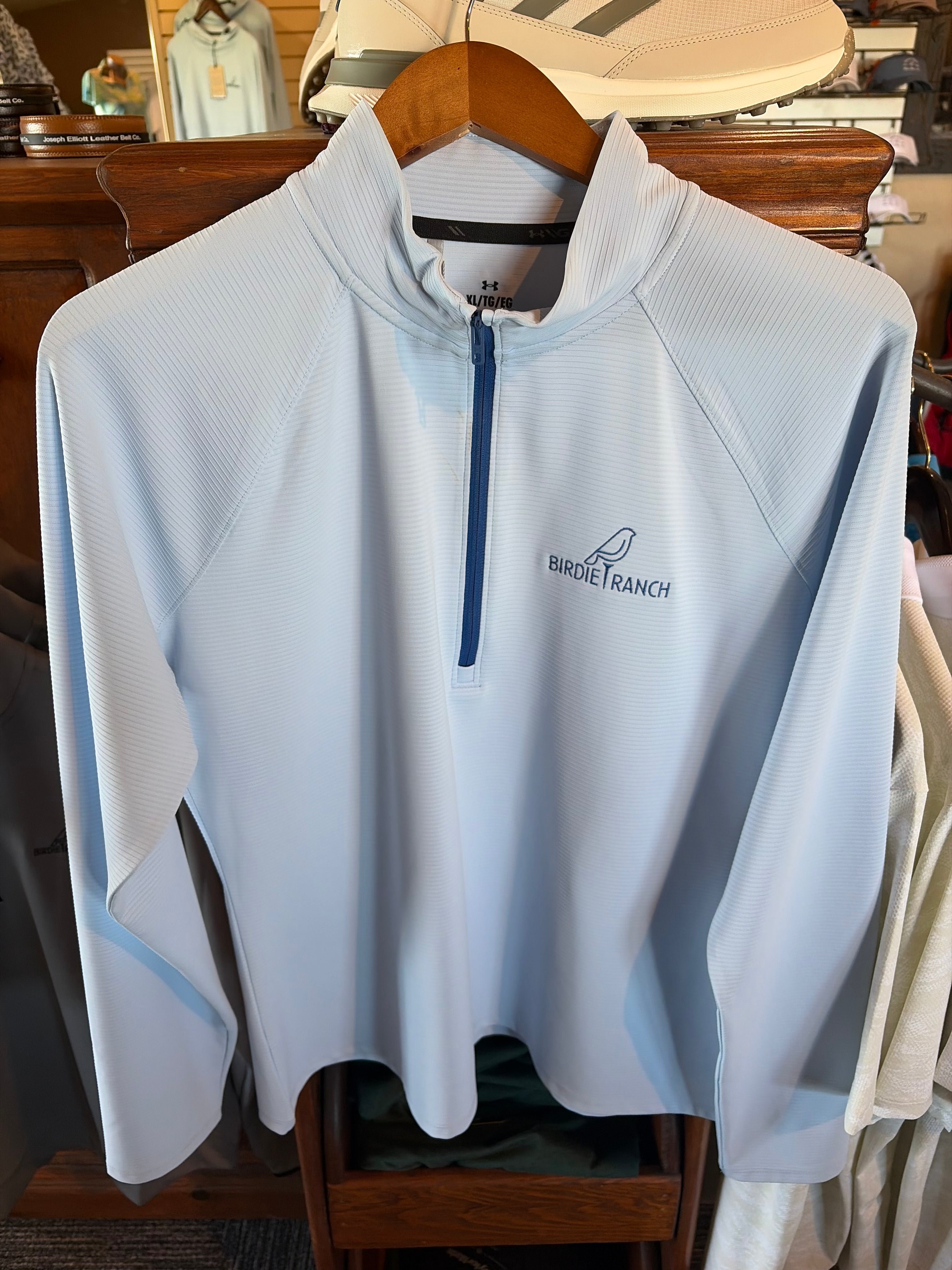 Fusion Ottoman 1/4 Zip Birdie Logo