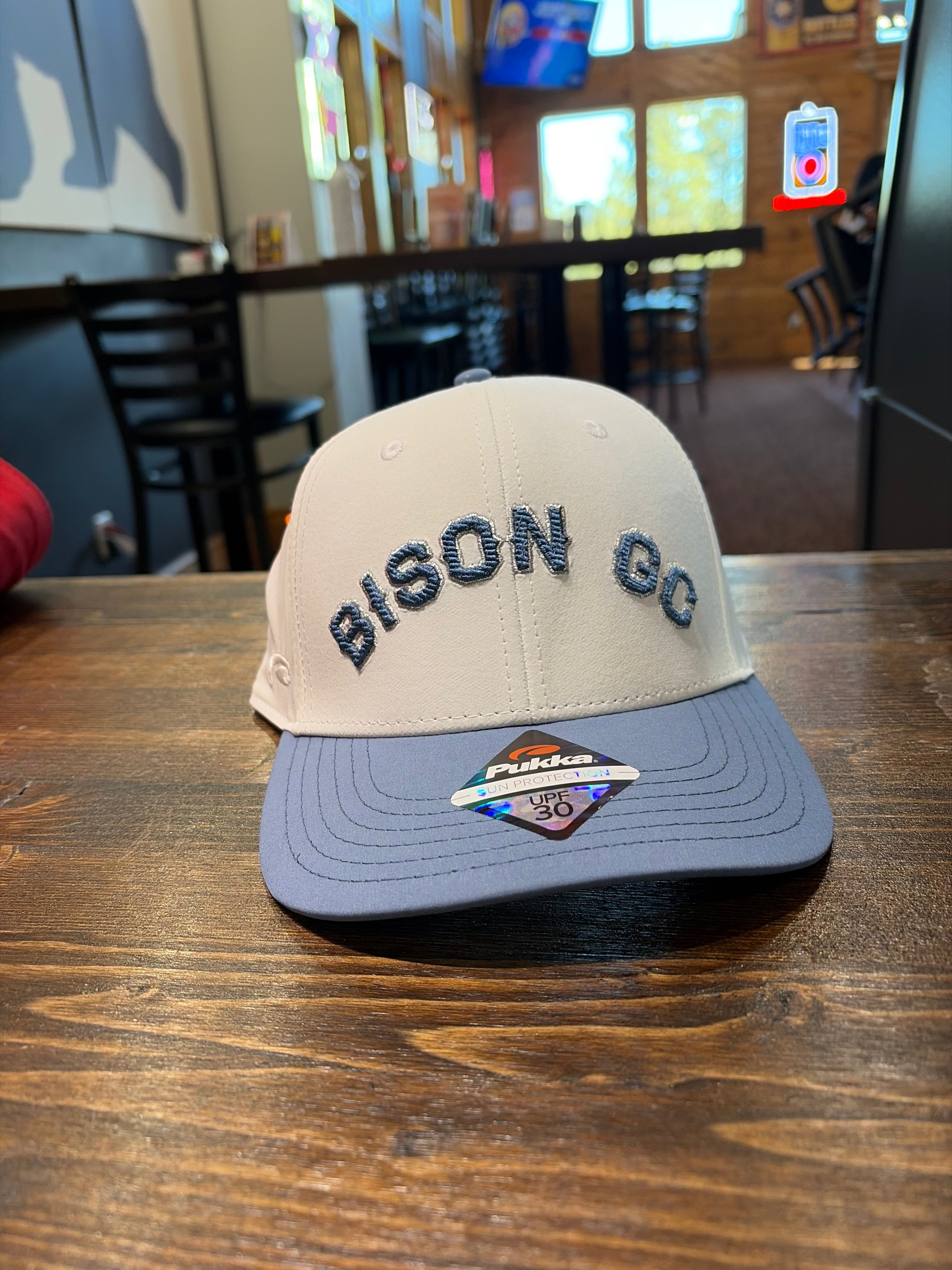 Pukka Mid Crown BB Hat Bison Logo