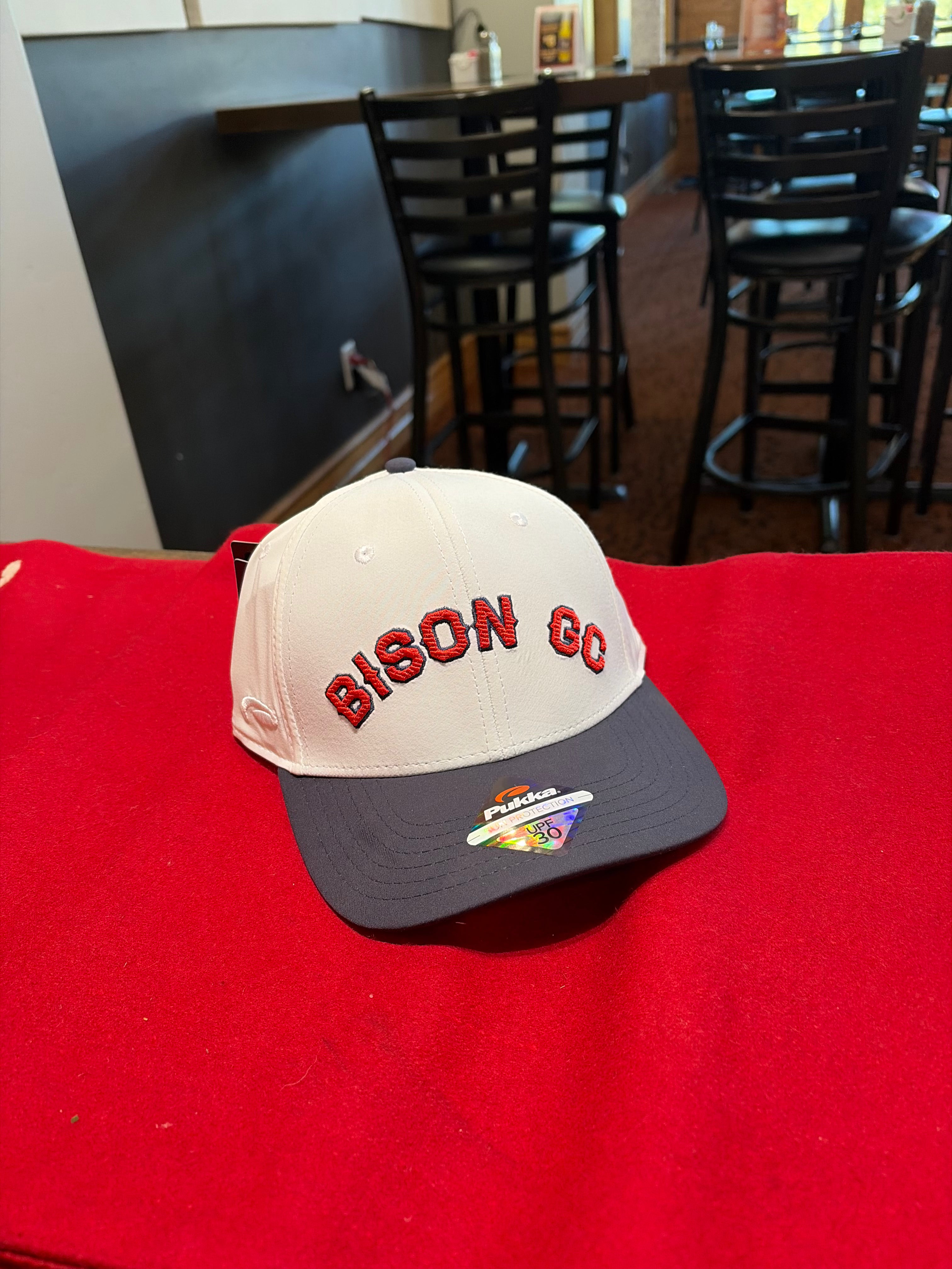 Pukka Mid Crown BB Hat Bison Logo