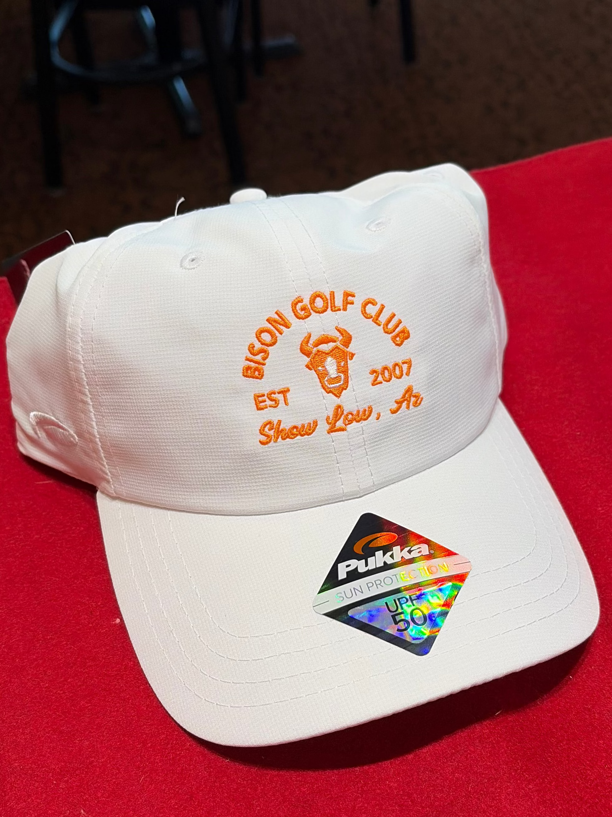 Pukka Low Crown Hat Bison Logo